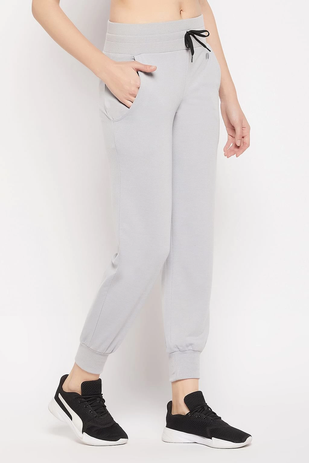 Comfort Fit Active Joggers In Dark Grey With Side Pockets - Image 4