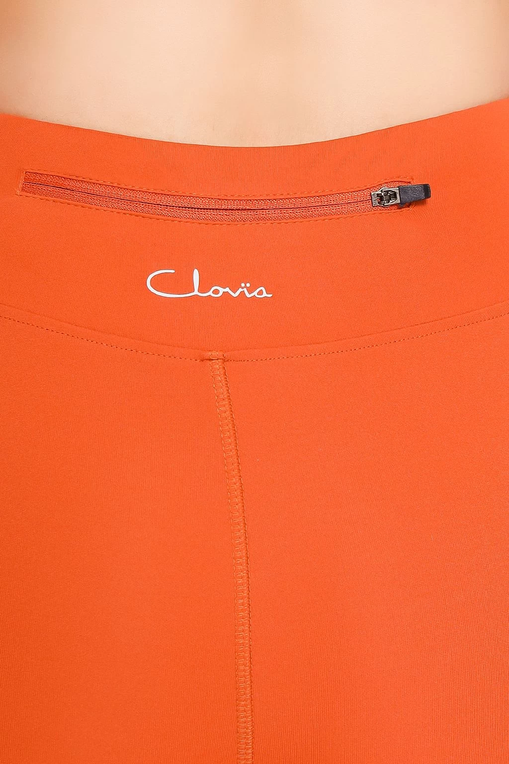 Snug-Fit High-Rise 4 Pocket Active Tights In Orange - Image 6