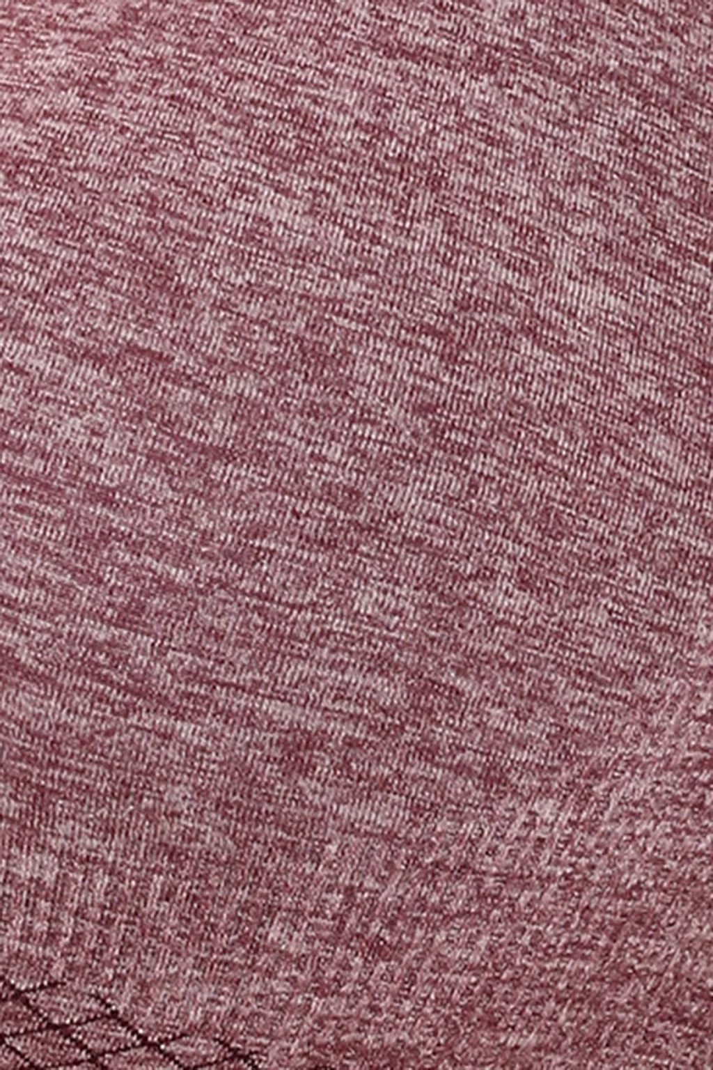 Medium Impact Padded Seamless Sports Bra In Plum Colour With Removable Cups - Image 5