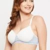 Padded Non-Wired Full Cup Multiway T-shirt Bra In White