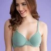 Padded Underwired T-shirt Bra In Baby Blue - Cotton