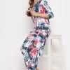 Print Me Pretty Top & Pyjama Set In White - 100% Cotton